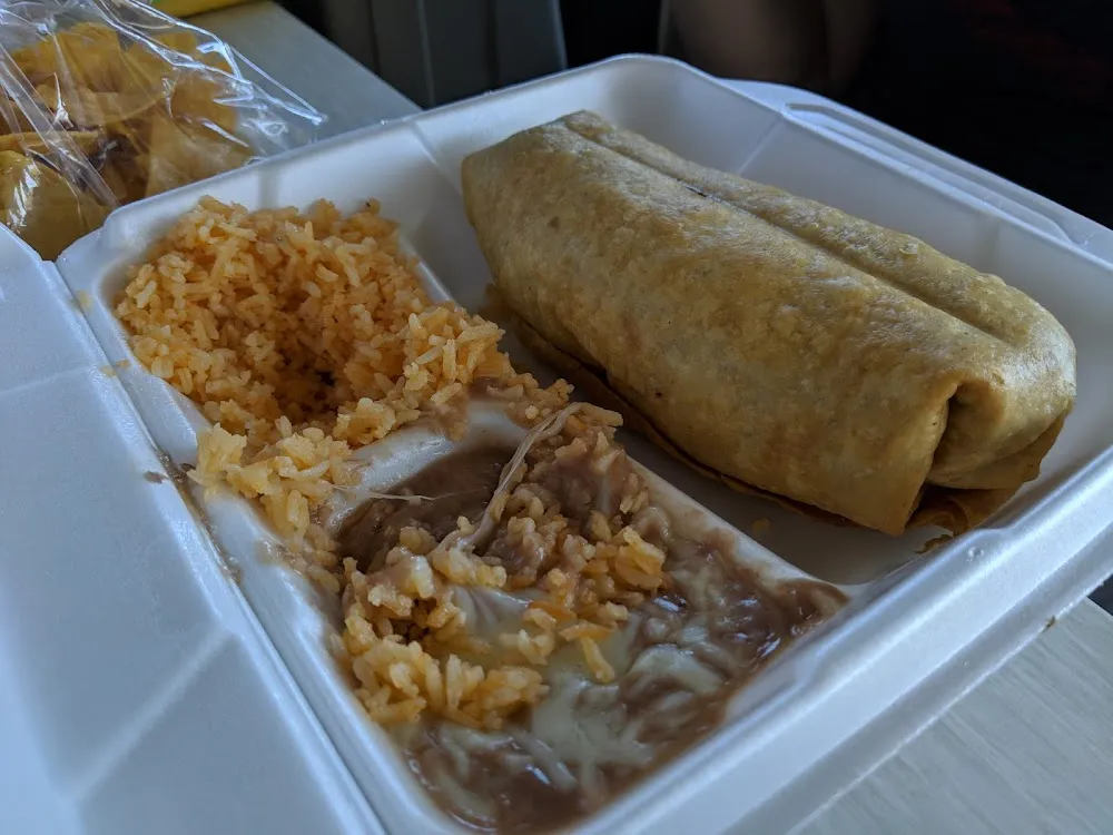 Shredded Beef Chimichanga